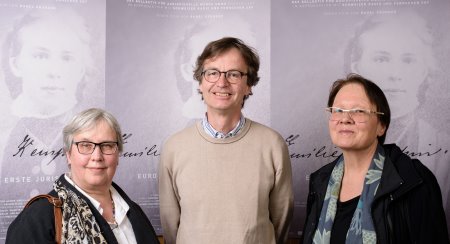 Frau Salzgeber, Dr. Martin Welti und Jeanne DuBois